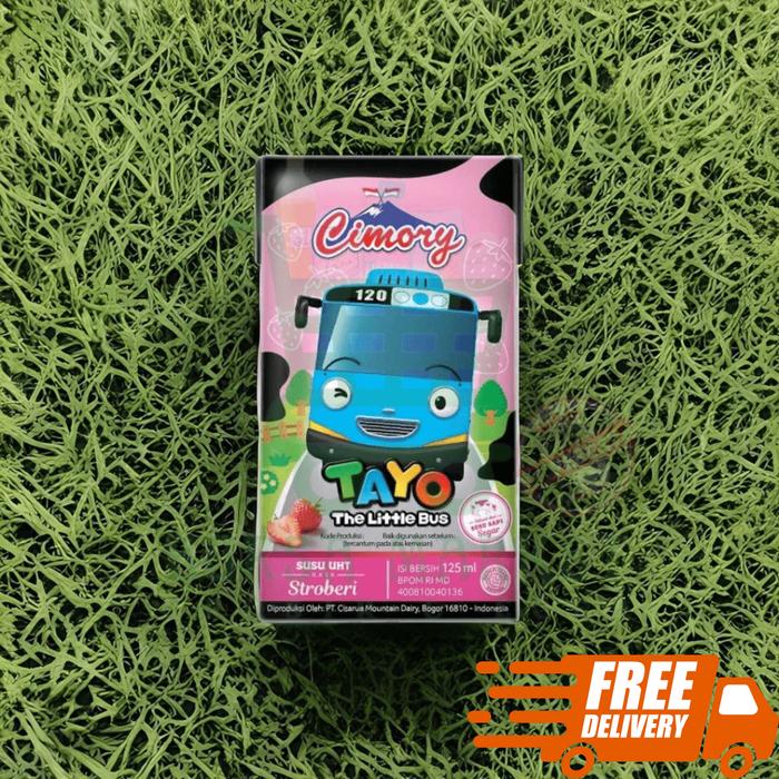 Gambar Cimory Susu UHT Tayo Karton 1 Dus 40 pcs 125ml - Strawberry dari Borsa Mart undefined Tokopedia