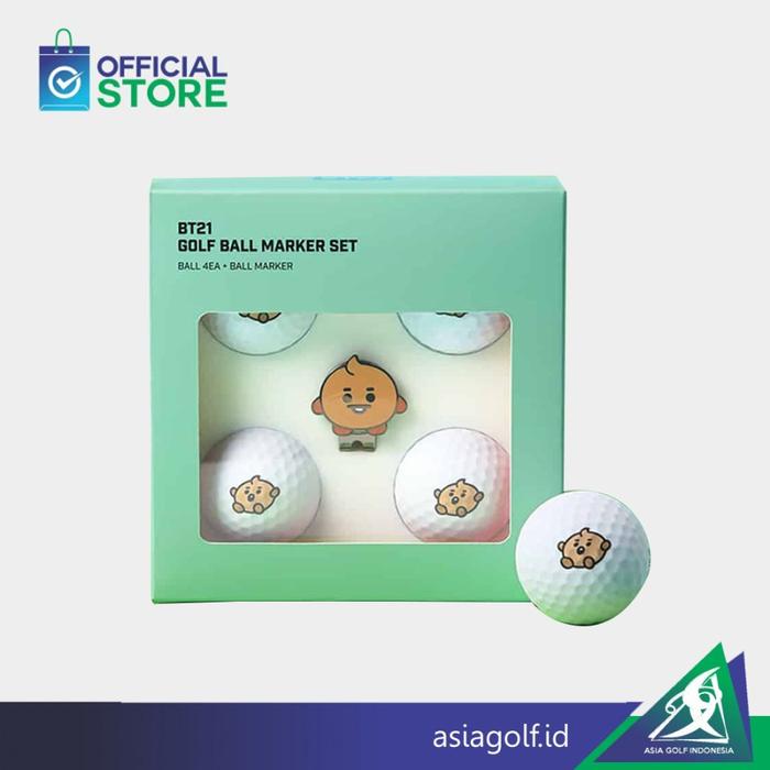 Gambar Golf Ball Marker Set BT21 Baby | Golf | Bola Golf - Shooky dari Asia Golf Indonesia undefined Tokopedia
