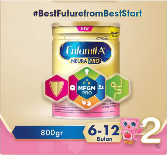 Gambar Enfamil A+ 2 Susu Formula Bayi 6-12 bulan Plain 800g dari SULTAN BABY & KIDS undefined Tokopedia