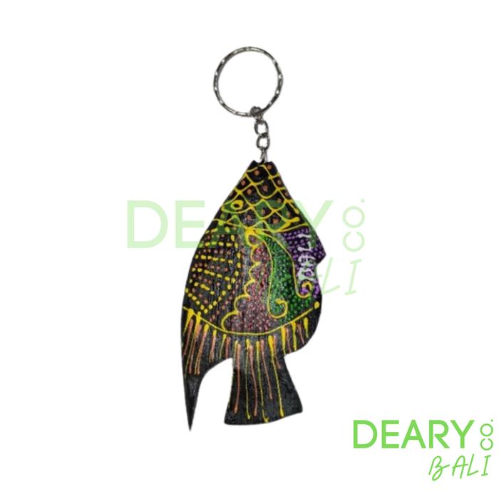 Gambar Bali Keychain Gantungan Kunci Etnik Bali Souvenir Oleh-oleh Khas Bali - Ikan dari DEARY CO. BALI undefined Tokopedia