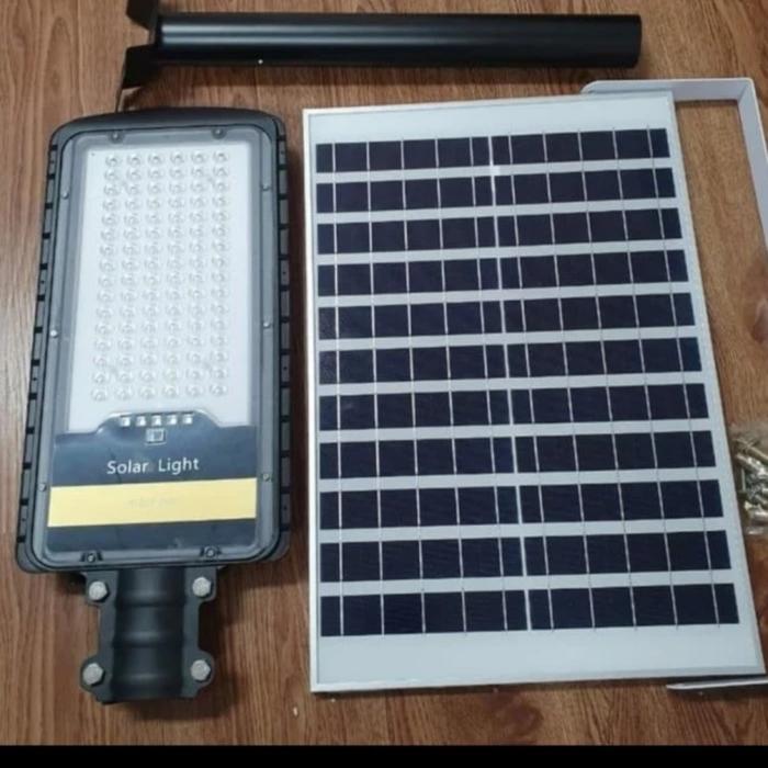 Jual lampu jalan solar panel surya 80w 80 watt 2in1 pju solar sel ...