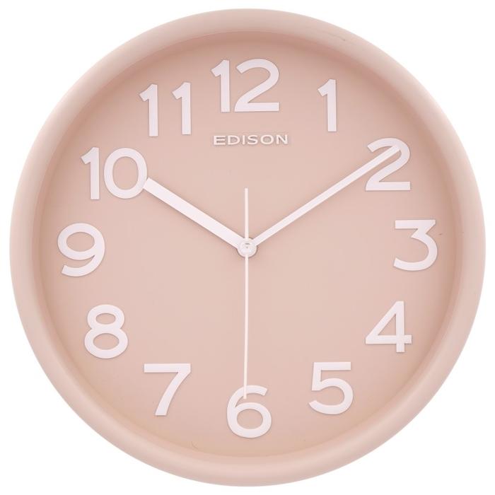 Gambar Jam Dinding EDISON EQ-275 T70 Minimalis Design - Beige dari Toko Marcopolo_NEW undefined Tokopedia