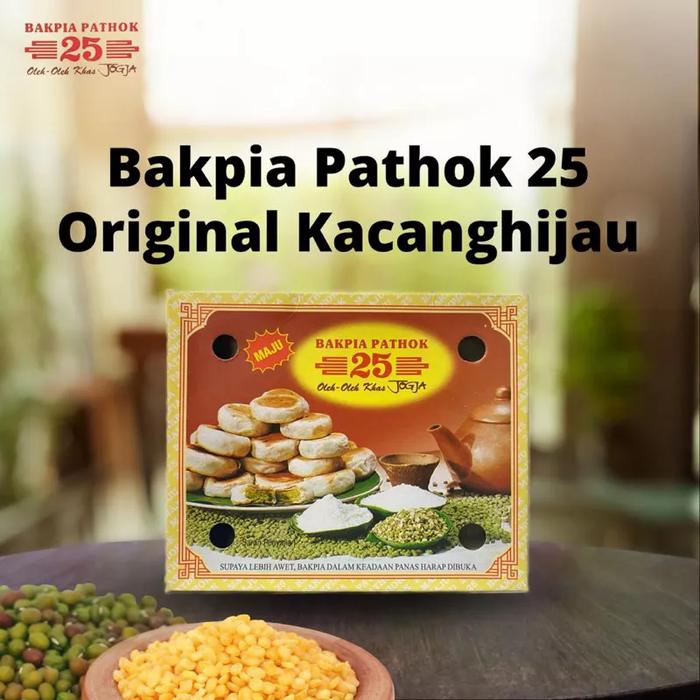 Gambar Bakpia Pathok 25 Original Makanan Cemilan Oleh Oleh Khas Jogja - Kacang Hijau dari Kedai Anting undefined Tokopedia