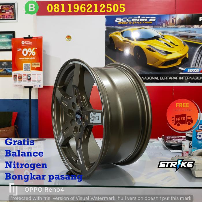 Gambar Jual Velg Mobil Murah Sidoarjo Ring 16 brio ayla agya Freed spin Mobil dari Strike119 undefined Tokopedia