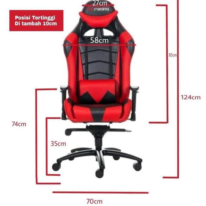 Jual KURSI GAMING KURSI GAMING CHAIR KURSI GAMER BANGKU GAMING KURSI
