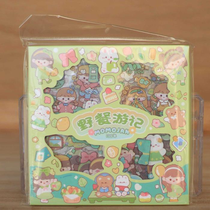 Gambar Sticker Motif Momojan Warna Rainbow 4in1 Korea Dekorasi Botol Stiker dari Riskashop10 undefined 3 Tokopedia