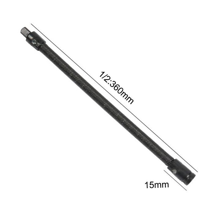 Gambar Flexible Shaft Extension Bar Drive Extender Torque Socket Wrench - 360mm dari Sincere-Mall undefined Tokopedia