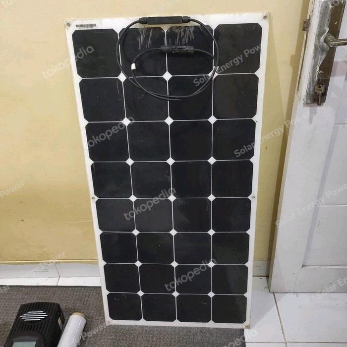 Panel Surya Flexible Monocristaline 100wp MONO Best performance - 115wp