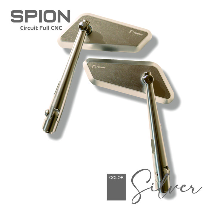 Gambar Spion Rizoma Circuit Full CNC Universal - Silver dari Legend Motor Shop Id undefined Tokopedia