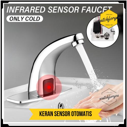 Promo Keran Wastafel Sensor Otomatis Automatic Sink Faucet Sensor ...