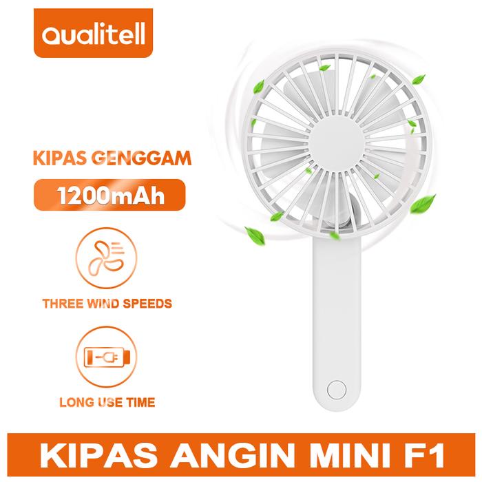 Gambar Qualitell Xiaomi Kipas Angin Mini Genggam Kipas Lipat Portable - F1 dari Qualitell Official Store undefined Tokopedia