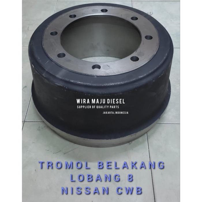 Jual BRAKE DRUM REAR TROMOL BELAKANG LOBANG 8 NISSAN CWB 450 CWB450 ...