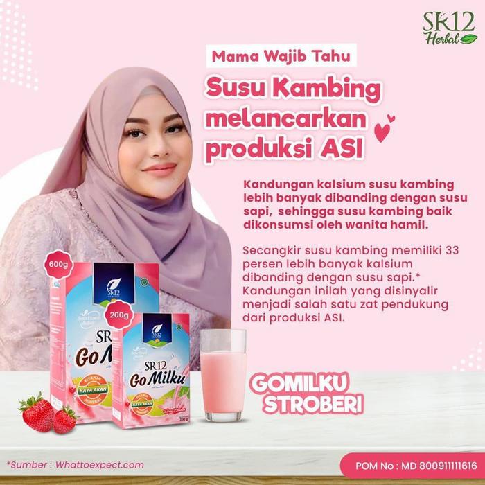 Gambar susu kambing etawa strawbery sr12 susu go milku melancarkan ASI - 200gr dari ChathikLaris undefined Tokopedia