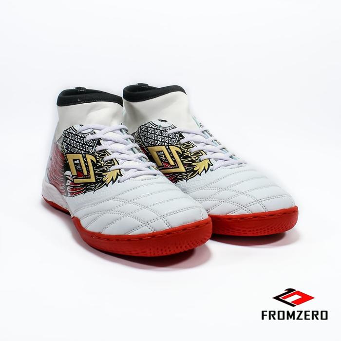 Gambar Fromzero - Sepatu Futsal Boots Fromzero Starkia Garfly Original - putih merah, 40 dari FROMZERO STORE_NEW undefined Tokopedia