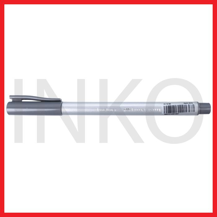 Jual FABER CASTELL FINELINER CAP DARK GREY INK 1PCS Kab