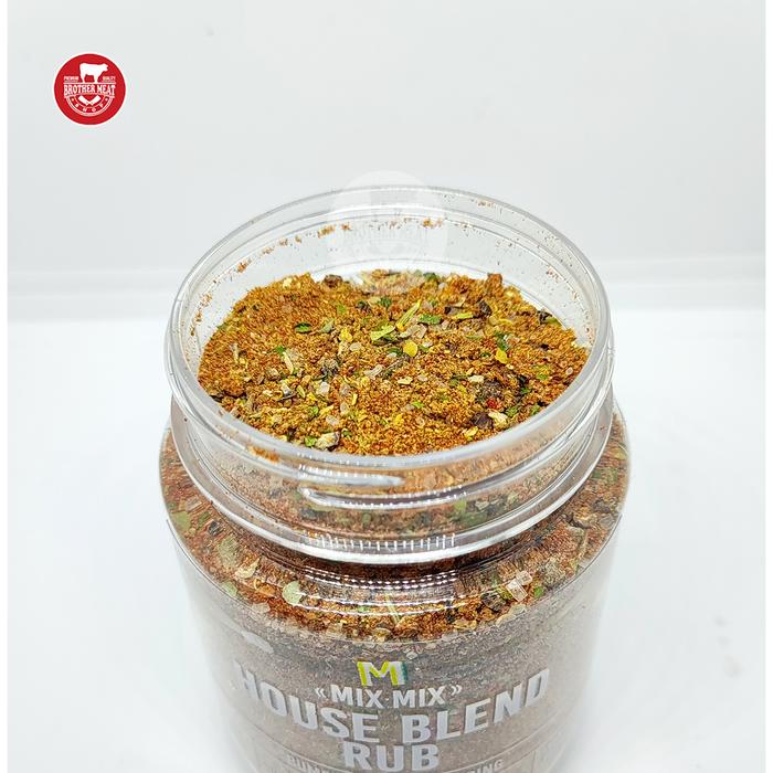 Gambar Mix Mix House Blend Rub, Bumbu Marinasi Kering / Tabur Serbaguna 110gr - Original 110gr dari Brothermeatshop undefined Tokopedia