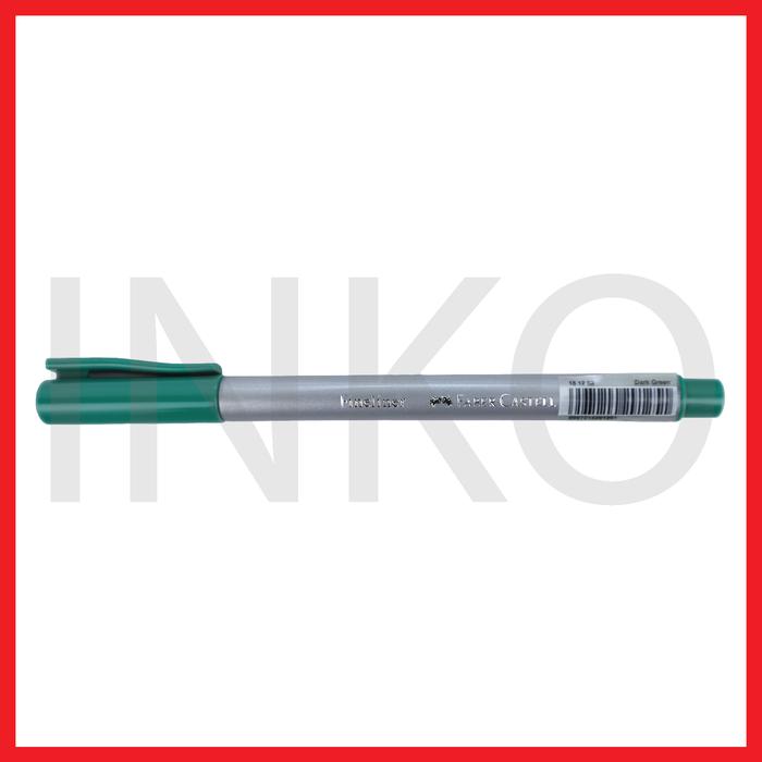 FABER CASTELL FINELINER CLIP CAP DARK GREEN INK 1PCS di Inko Sta Tokopedia
