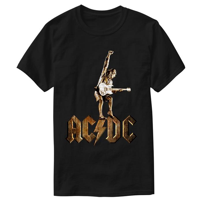 Promo Kaos Band ACDC Power Up Silhouette | Kaos Music ACDC - angus, XL ...