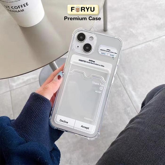 Gambar Foryu Photocard Airdrop Frame Case SERI 14/14 Pro Max - FRAME PUTIH, IP 14PRO dari foryu.indonesia undefined Tokopedia