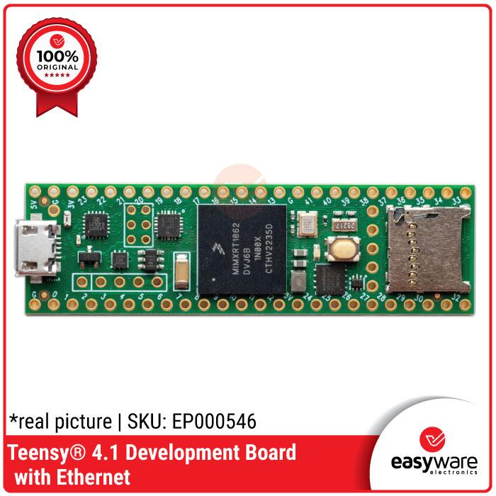 Gambar Teensy 4.1 USB Microcontroller Development Board - With Ethernet dari EasyWare Electronics undefined Tokopedia