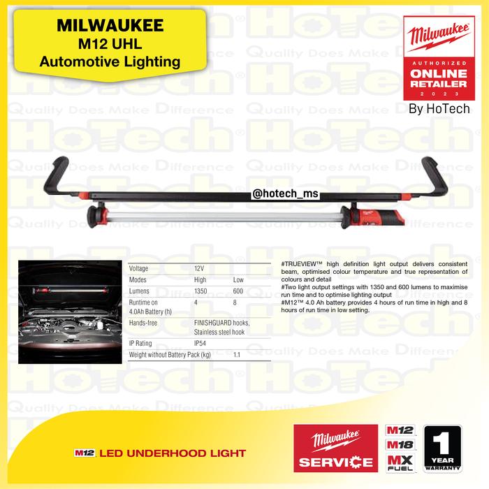 Gambar MILWAUKEE M12 UHL LED Underhood Light | Lampu LED Automotive| Senter dari HotechHardwareShop undefined Tokopedia