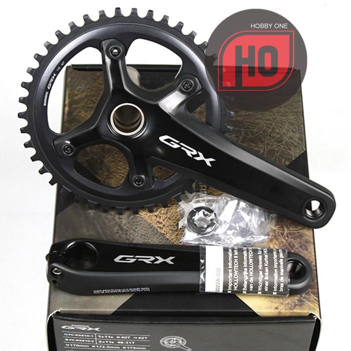 Gambar SHIMANO GRX FC-RX810 42T 1x11 Speed Gravel Single Crank Crankset - 175mm, IndPack dari Hobby One Specialty undefined Tokopedia