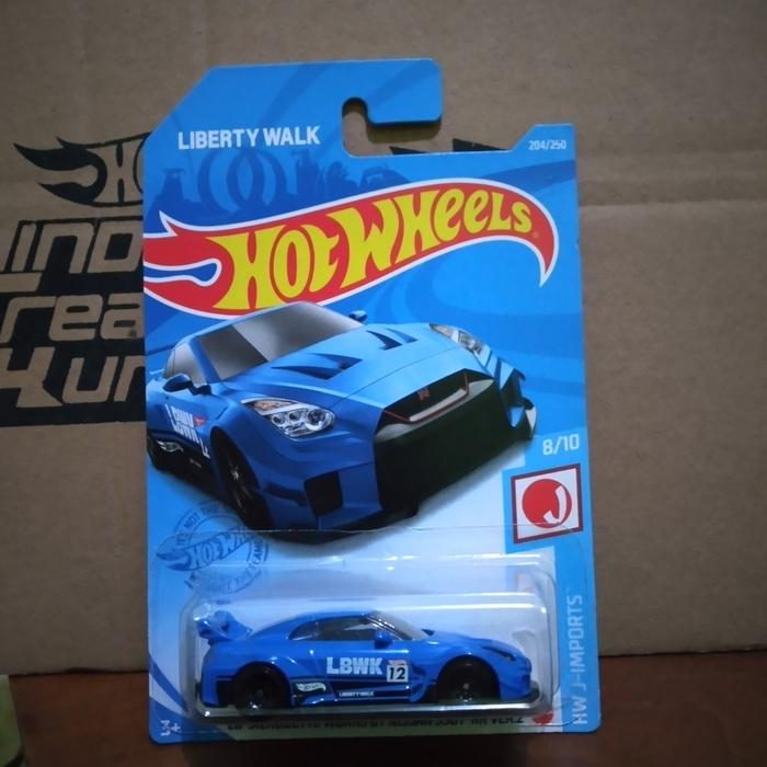 Jual Hot Wheels Nissan GTR R35 LBWK blue - Kota Malang - WDiecast ...