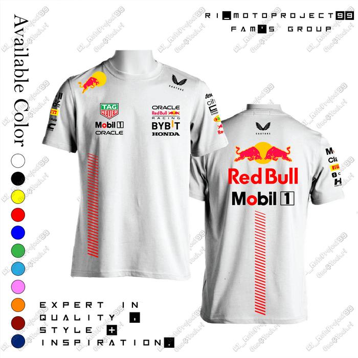 Jual Tshirt Baju Kaos Team Official F1 RedBull 2023 Series Premium