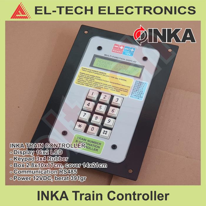 Gambar Display Nomor Kota Tujuan Kereta Api INKA KAI Train Number Destination - TrainController dari ELTECH online undefined Tokopedia