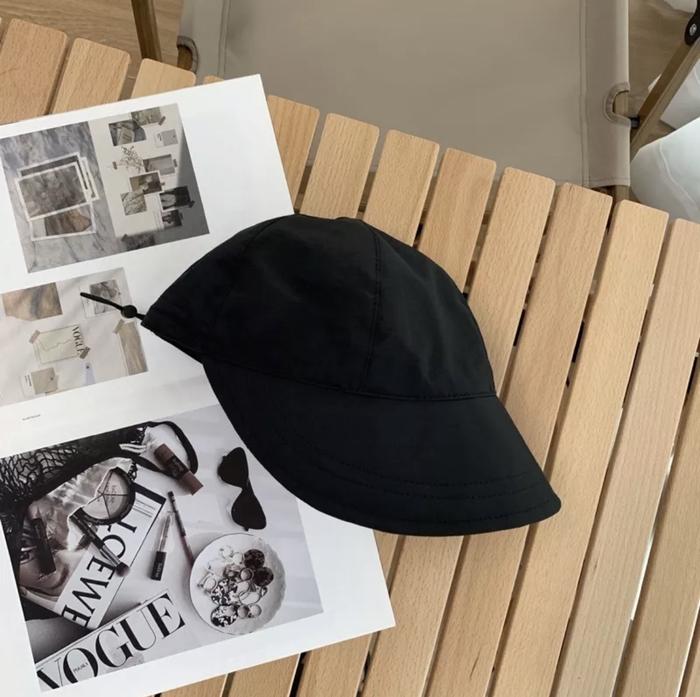 Gambar Topi Wanita Anti Panas Sinar Matahari Wide Brim Sun Hat Cap Protection - Hitam dari ndns store undefined Tokopedia