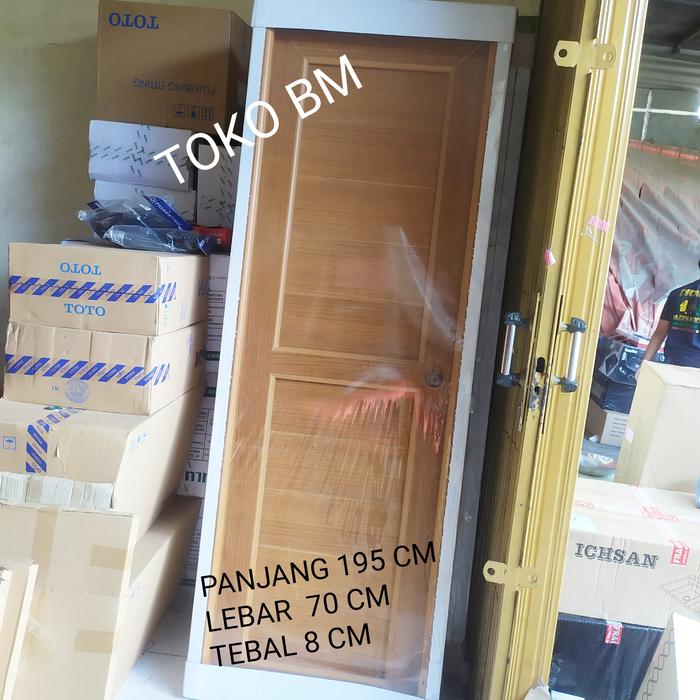 Gambar pintu Upvc glassy pintu kamar mandi kaca 70*200 cm/pintu joyco - PVC URAT KAYU dari Toko-BM_NEW undefined Tokopedia