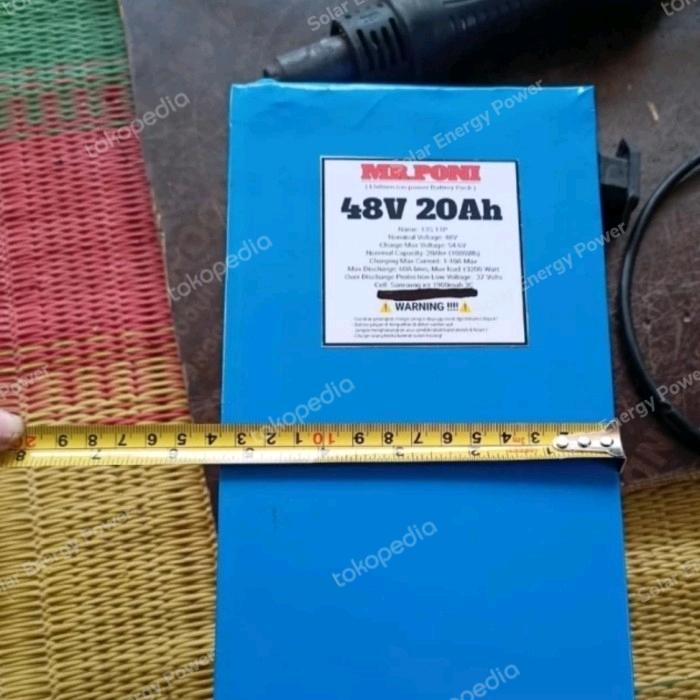 Battery Sepeda Motor Listrik Lithium Lifepo4 48V 25Ah 50Ah 75Ah 100Ah 200Ah - 120Ah