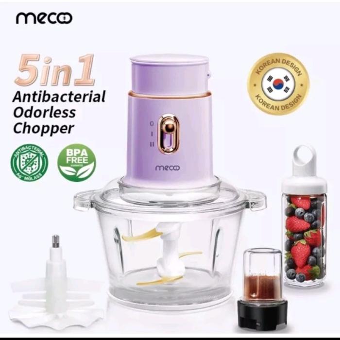 Gambar Mecoo Chopper Mecoo Most Aesthetic 5 in 1 Antibacterial Odorless Chopp - Ungu dari Toko Pusat Perabot undefined Tokopedia