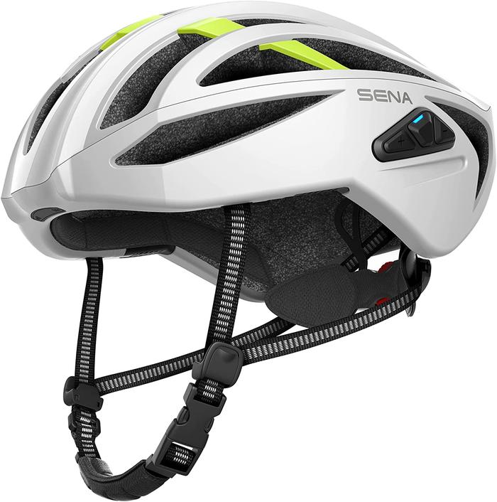 Gambar SENA R2 Smart Built in Microphone Speaker Road Bike Helmet Helm - Matte White, L dari Hello El Official undefined Tokopedia