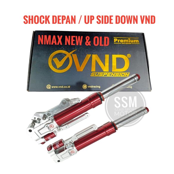 Gambar SUSPENSION FRONT FORK BUTTOM SHOCK DEPAN VND YAMAHA NMAX NEW NMAX OLD - Merah dari sircuit motor shop undefined Tokopedia