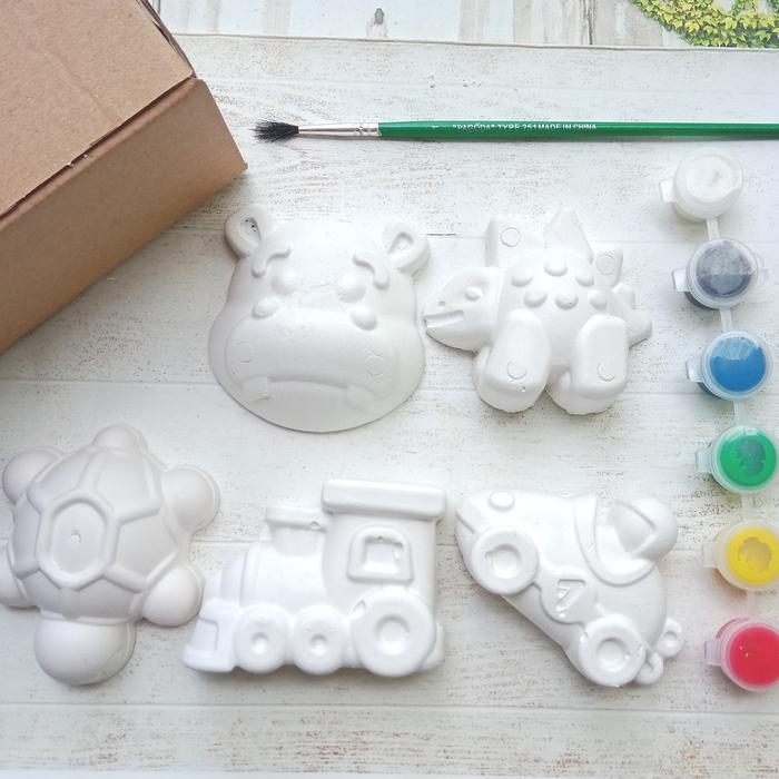 Gambar DIY Mainan Edukasi Painting Kit Patung Gypsum Lukis Anak Kids Cat - boys dari Rawkstar undefined Tokopedia