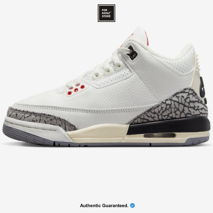 Jual NIKE AIR JORDAN WHITE CEMENT REIMAGINED GS Kota