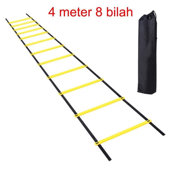 Gambar Agility Ladder Tangga Ketangkasan tangga kelincahan Peralatan pelatihan olahraga - 4m dari Gogo Auto_NEW undefined Tokopedia