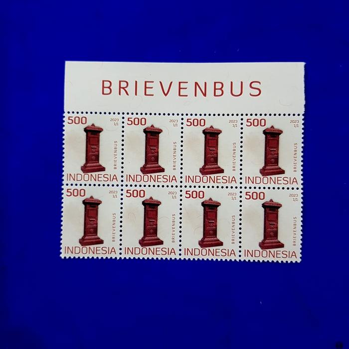 Gambar Prangko INDONESIA 2023. BRIEVENBUS - BIS SURAT /KOTAK POS. Blok-8 dari prangkopedia undefined Tokopedia