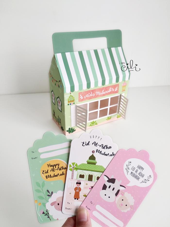 Gambar ( BOX HANIYA ) KOTAK kue idul fitri lebaran toples tabung 600 / 800 - TAG IDUL ADHA dari i am CiLi Kota Tangerang Tokopedia