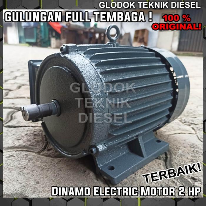 Gambar MESIN GILING PADI MAHKOTA KD-580 S ORIGINAL - + Dinamo 2 HP dari Glodok Diesel undefined Tokopedia