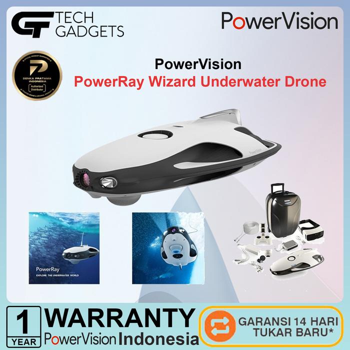 Gambar PowerVision PowerRay Wizard Underwater Drone dari Tech Gadgets Store undefined Tokopedia
