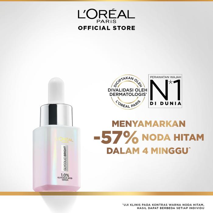 Gambar L'Oreal Paris Glycolic Bright Instant Glowing Face Serum - 15 ML dari L'Oreal Paris ID undefined Tokopedia