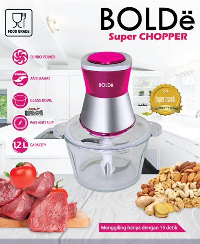 Gambar BLENDER BOLDE SUPER CHOPPER LISTRIK - PENGGILING SERBA GUNA - Merah Muda dari Violet Superstore undefined 4 Tokopedia