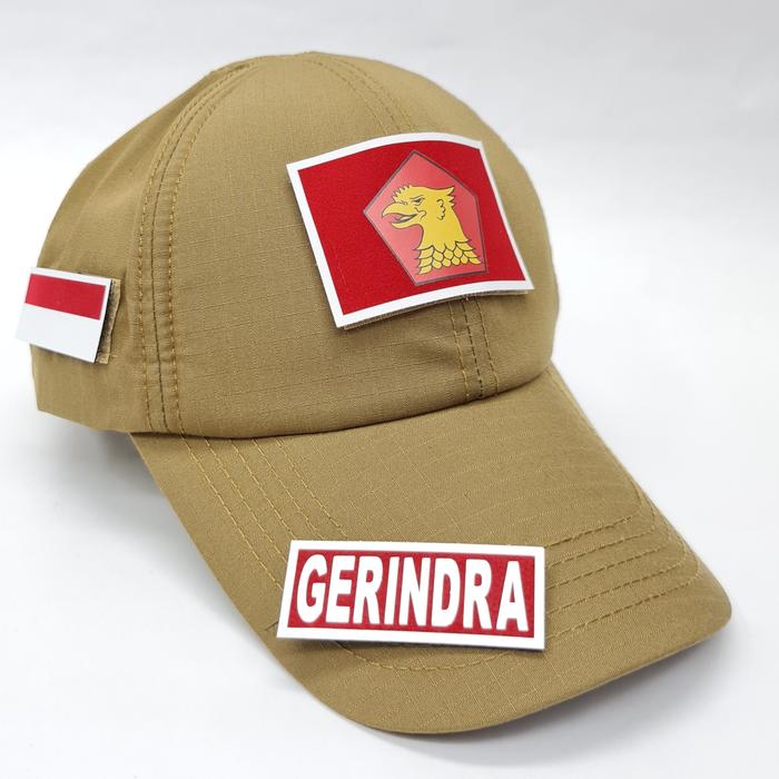 Gambar Topi Tactical Logo Partai Politik BERKARYA - GERINDRA - TOPI & EMBLEM dari MAGNUMCUSTOM undefined Tokopedia