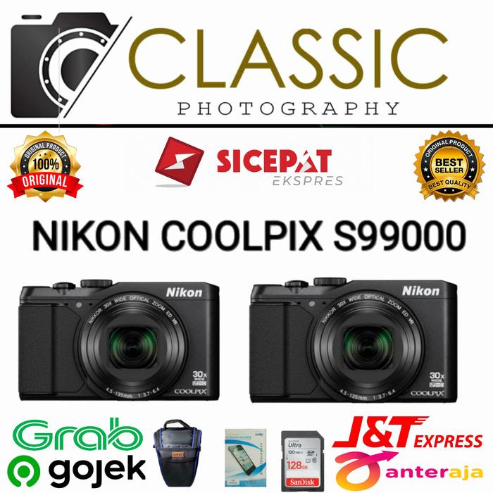 NIKON COOLPIX S9900 KAMERA DIGITAL KAMERA NIKON S9900 NIKON S9900  WHITE BOX, kamera only di Camera Classik Tokopedia