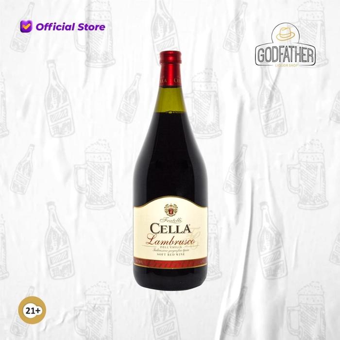 Gambar Fratelli Cella Lambrusco Rosso Sparkling Red Wine dari Godfather liquor shop undefined Tokopedia