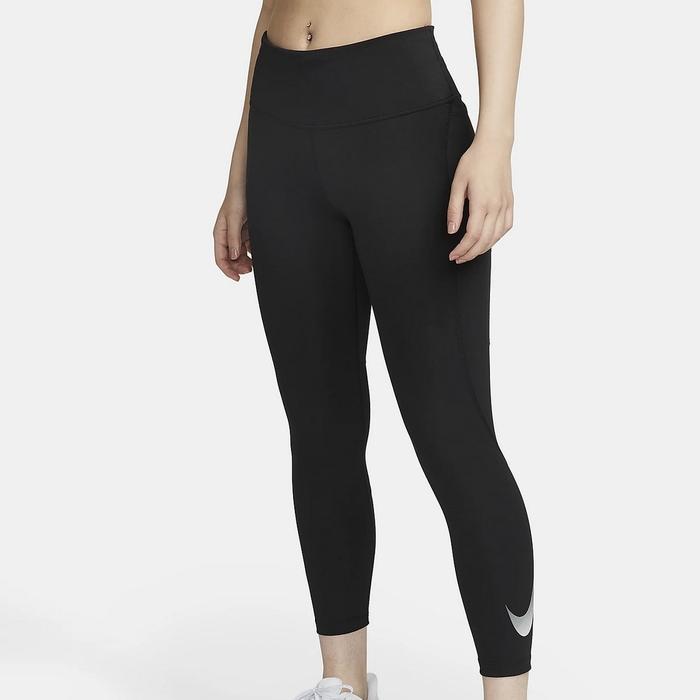 Mid Rise Nike Slim Fit Running Pants Nike Women's Dri-FIT Fast Mid - Main Image