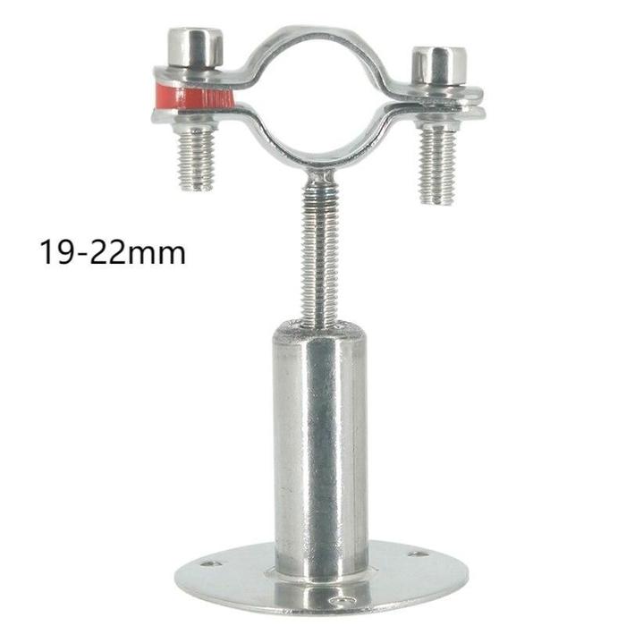Gambar Clamp Pipa Stainless Adjustable Hanger Clamp Pipa Clamp Pipa Holder - 19-22mm dari Penny-Y undefined Tokopedia