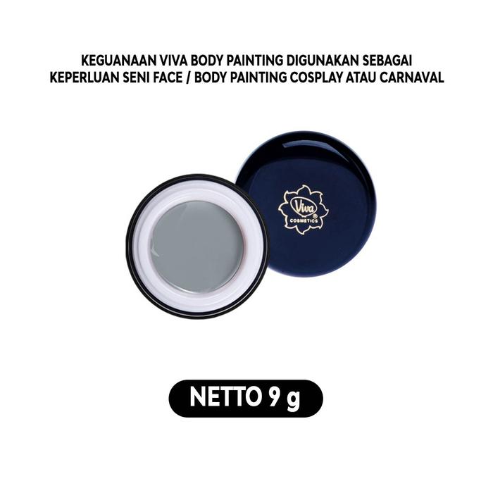 Gambar Viva body painting wajah waterproof anti air anak dewasa body art - Viva grey dari numbertwo ID undefined Tokopedia